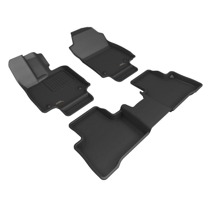 3D MAXpider L1LX07601509 Kagu Black Floor Liners for 2022-2024 Lexus NX Hybrid