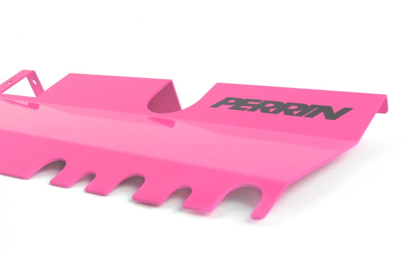 PERRIN 15-21 Subaru WRX/STI Radiator Shroud (With OEM Intake Scoop) - Hyper Pink