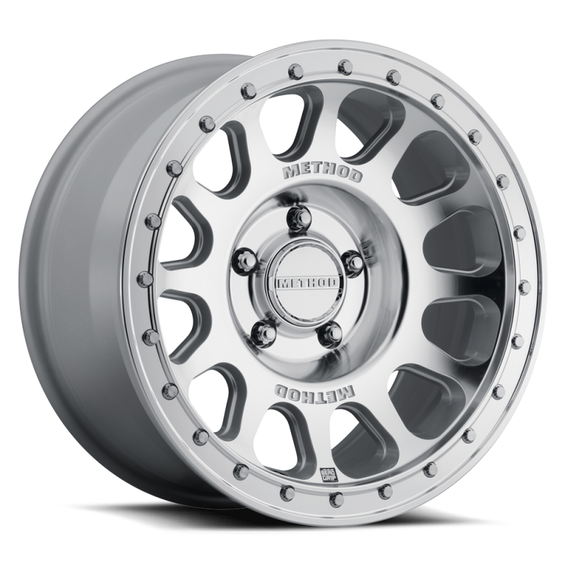 Method MR70978550300H MR709 HD Bead Grip 17x8.5 Machined 5x5 for Wrangler JK