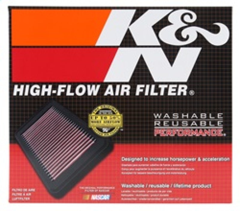 K&N 33-2478 High-Flow Replacement Air Filter for 2013-2018 Nissan Altima - in package