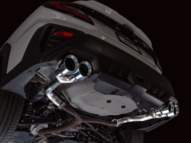 AWE Tuning 22-25 Subaru VB WRX Track Edition Axleback Exhaust - Chrome Silver Tips