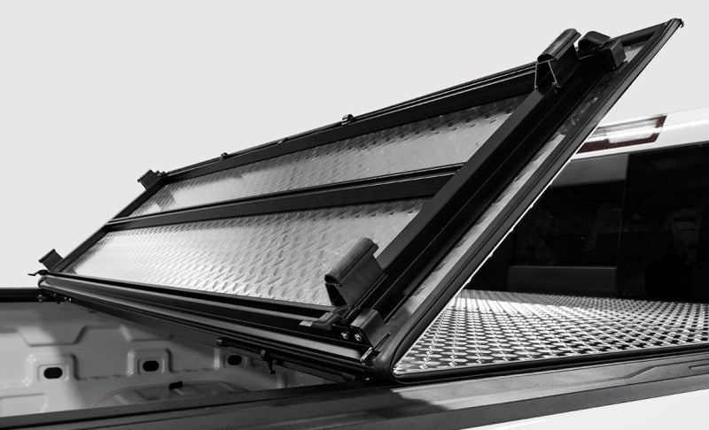 Access 2023+ Chevrolet Colorado / GMC Canyon 5ft Bed LOMAX Folding Hard Cover - Black Urethane