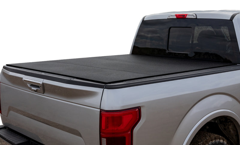 Access 2024+ Ford Ranger 5ft Box LOMAX Folding Hard Cover - Black Urethane