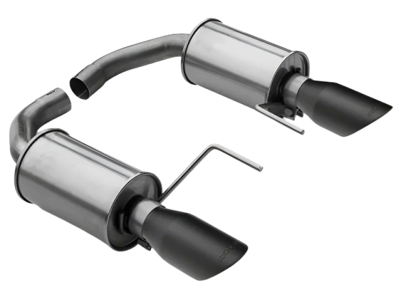 Roush 421837-BLK Mustang V6 EcoBoost Axle-Back Exhaust Black Tips 2015-2026