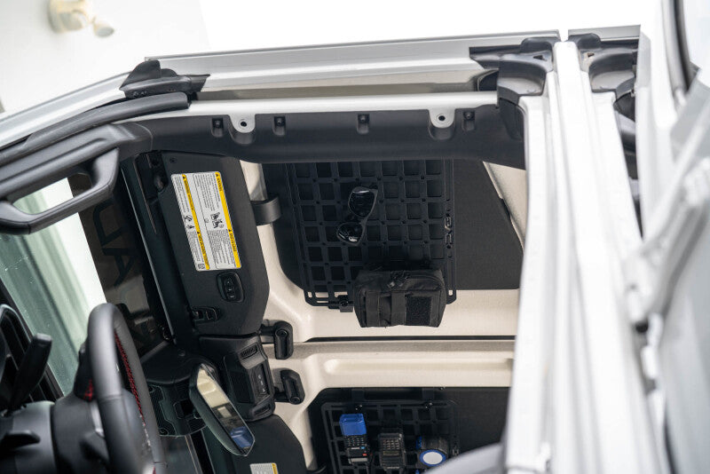 DV8 Offroad 2018-2025 Jeep Wrangler JL Roof Mount for 15” x 12” Molle Panel