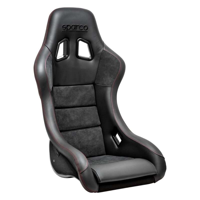 Sparco 008025ZNRRS QRT-C Performance Carbon Racing Seat Black/Red FIA Approved