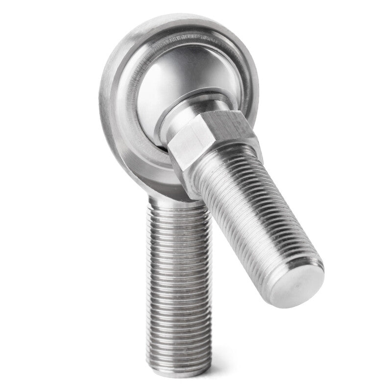 QA1 G Series 2-Pc Rod End - Male/Right Hand - .3125in Bore x 5/16-24 w/Stud - Stainless Steel w/PTFE