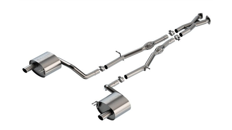Borla 141018 S-Type Cat-Back X-Pipe Exhaust for 2019-2021 Genesis G70 3.3L Twin