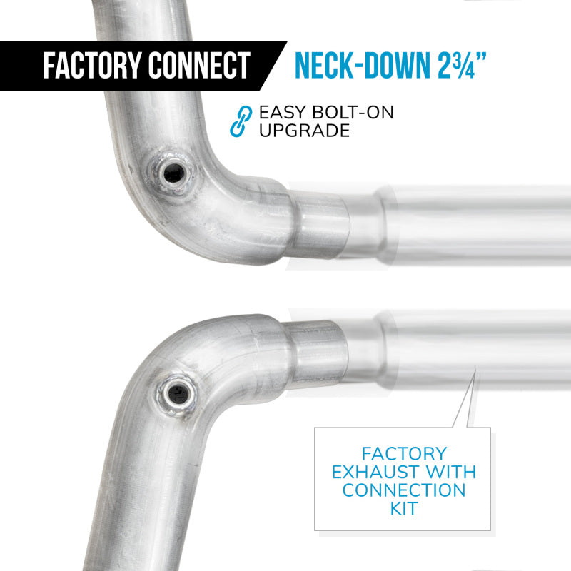 Stainless Works M15LDSFC Lead Pipe Kit Factory Connect for 15-25 Mustang GT