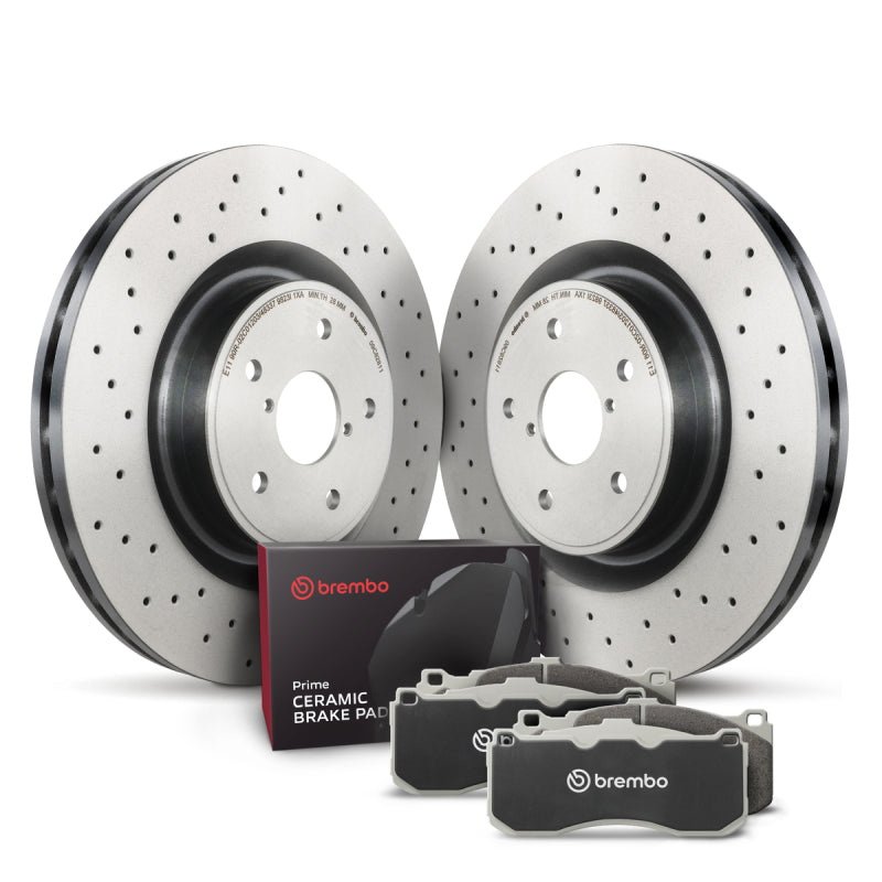 Brembo KT00B03 Rear Disc Brake Kit for 1999-2008 Porsche 911 Carrera/Carrera 4