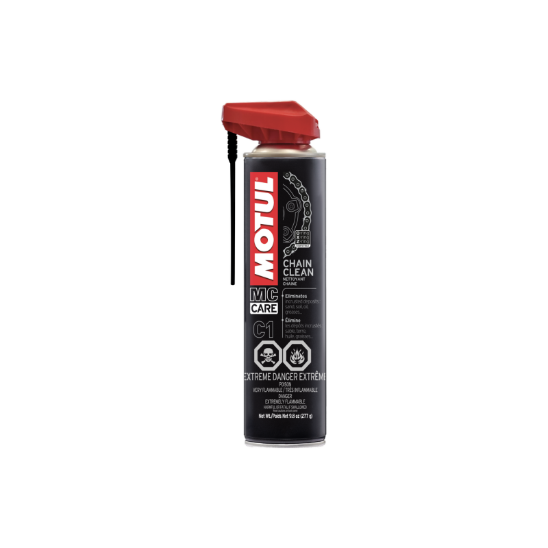 Motul 111818 C1 Chain Clean Motorcycle Chain Cleaner Aerosol 9.8oz