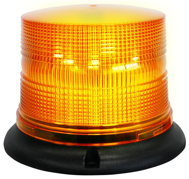 Hella H27113001 K-LED 50 Compact Fixed Amber LED Beacon - 12V, SAE J845 Class 1