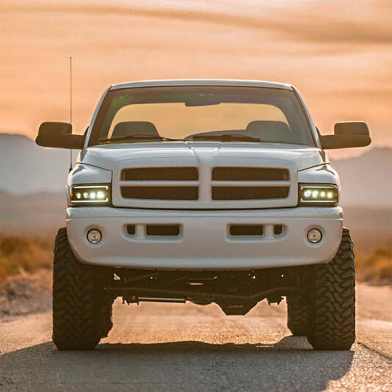 AlphaRex 880351 NOVA-Series LED Headlights Chrome 1994-2002 Ram 1500/2500/3500