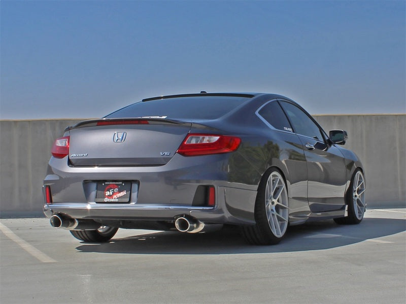 aFe Takeda Exhaust Cat-Back 13-14 Honda Accord Coupe EX-L V6 3.5L 304SS - Mounted