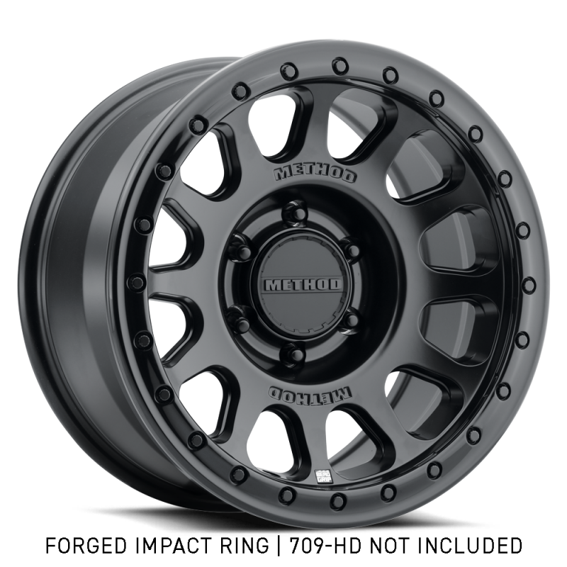 Method GR-10017-GB Forged Impact Ring 17" Style 1 Gloss Black 709-HD Wheel