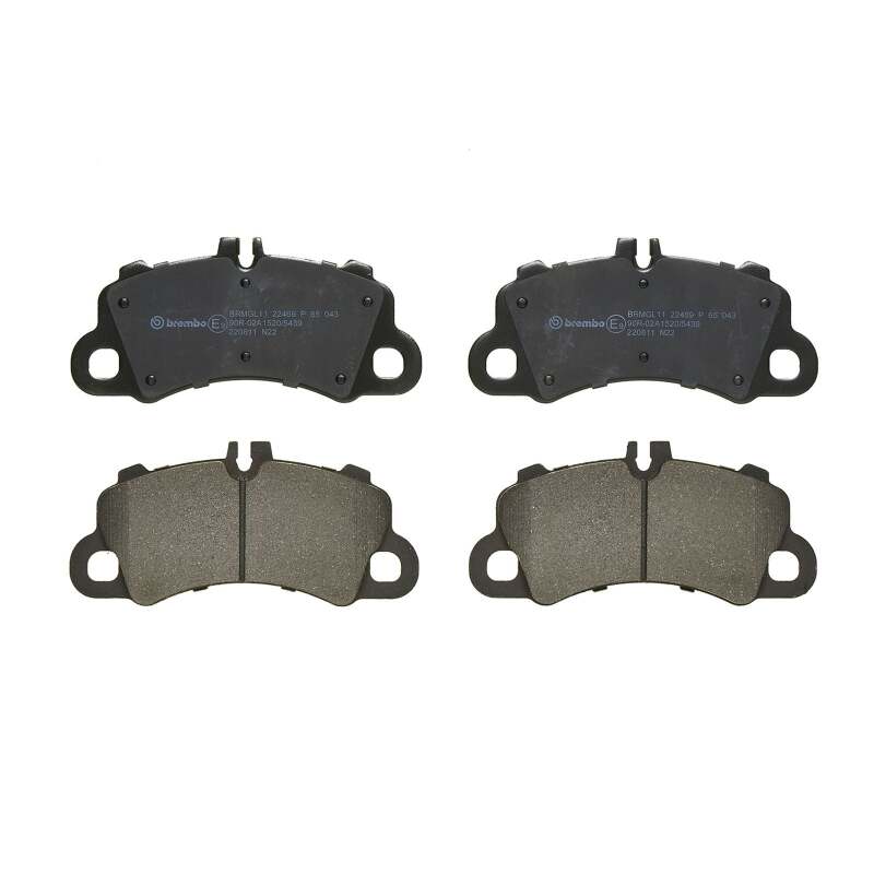 Brembo P65043 Front Low-Met Pads for 2019-2024 Porsche Macan/Cayenne 2.0L-4.0L