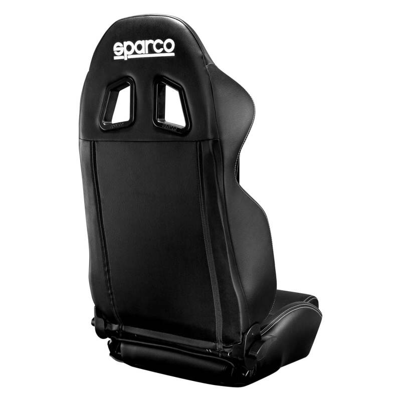Sparco 009014NRSKY R100 Black Vinyl Reclining Highback Street Bucket Seat
