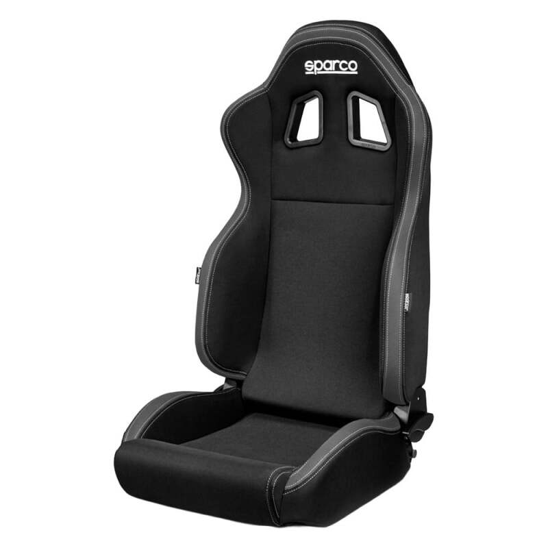 SPARCO 009014NRGR Reclining Seat R100 Black/Grey, Street/Track/Racing Style