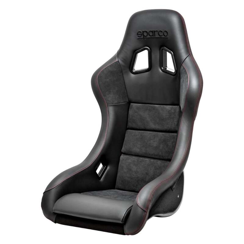 Sparco 008025ZNRRS QRT-C Performance Carbon Racing Seat Black/Red FIA Approved