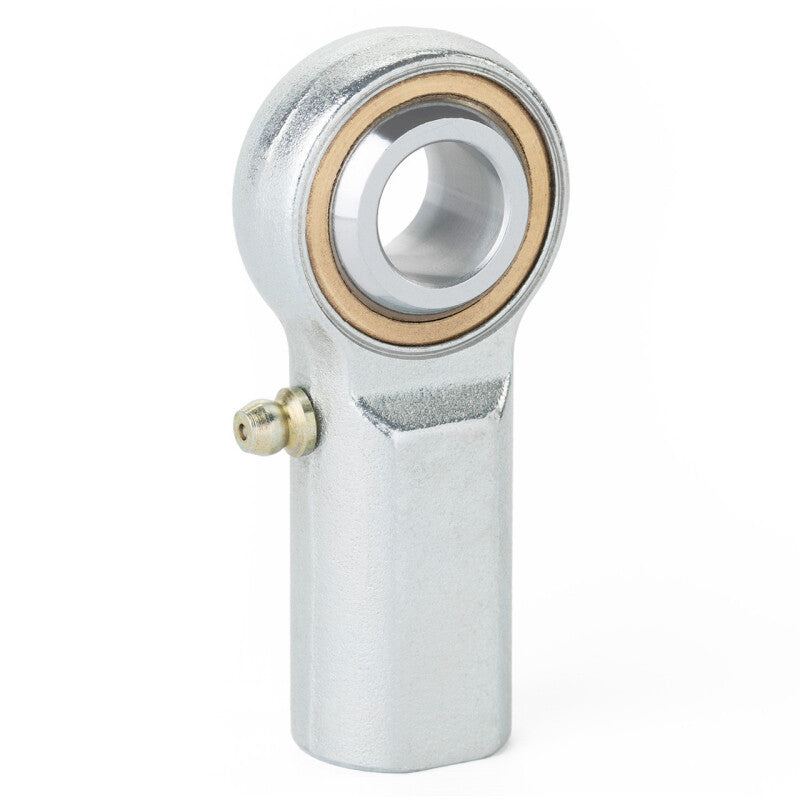 QA1 V Series 3-Pc Rod End - Female/Right Hand - 6mm Bore x M6x1.0 w/Zerk - Carbon Steel