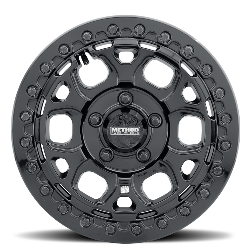 Method MR416 Beadlock 15x7 / 5x4.5 / 55mm Offset / 68.00mm Bore - Gloss Black Wheel