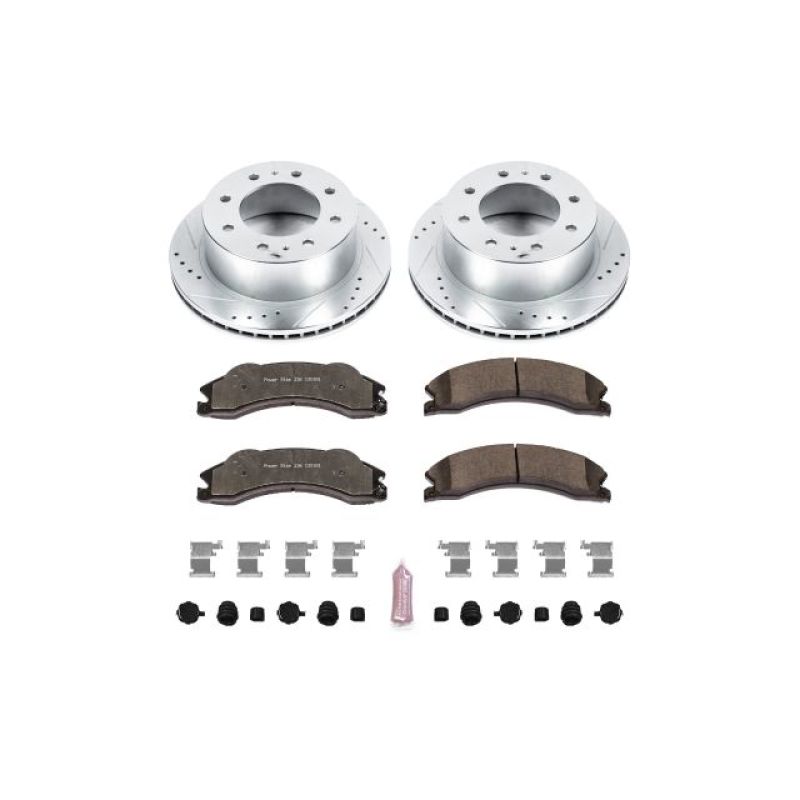 Power Stop 11-20 GMC Sierra 3500 HD Rear Z36 Truck &amp; Tow Brake Kit