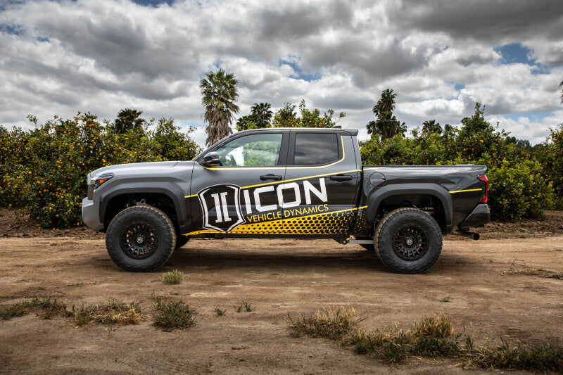 ICON 2024 Toyota Tacoma 1.25-3in Stage 4 Suspension System - Tubular Overland Rear Coils