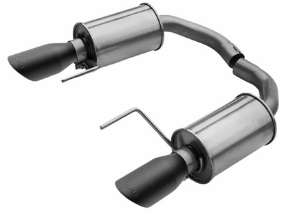 Roush 421837-BLK Mustang V6 EcoBoost Axle-Back Exhaust Black Tips 2015-2026