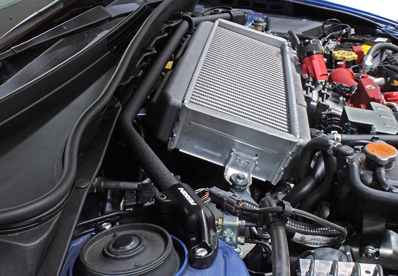 PERRIN 08-14 WRX/STI/Impreza / 14-18 Forester / 13-17 Crosstrek / 05-09 Legacy FR Strut Brace - Blk