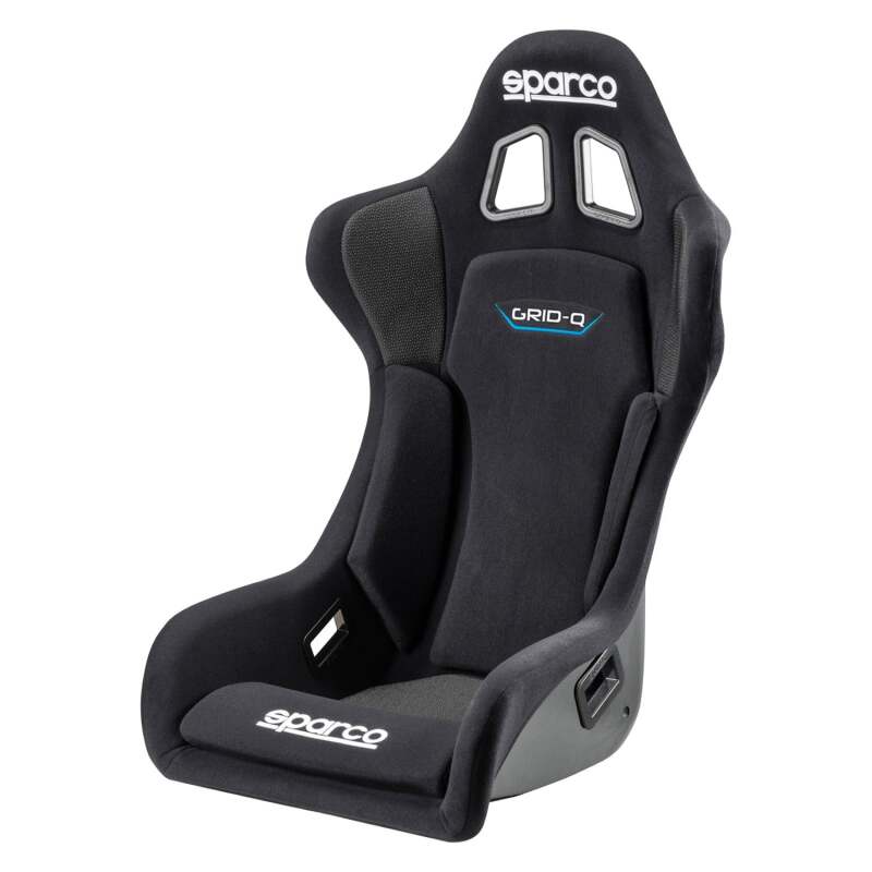 Sparco 008009RNR Grid Q QRT Fiberglass Fixed Racing Seat Black FIA 8855-1999