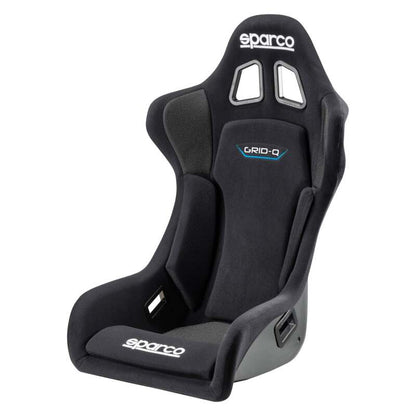 Sparco 008009RNR Grid Q QRT Fiberglass Fixed Racing Seat Black FIA 8855-1999