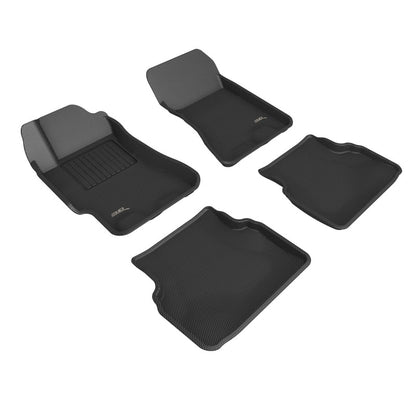 3D MAXpider 2002-2007 Subaru Impreza Kagu 1st &amp; 2nd Row Floormats - Black