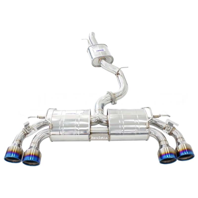 Invidia HS22GFR8GV4RT R400 76mm Valved Cat-Back Exhaust for 2022-2026 VW Golf R