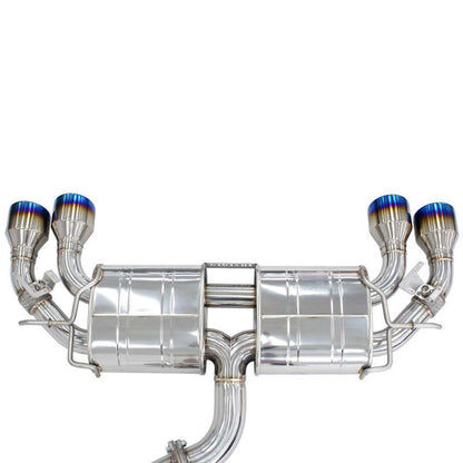 Invidia HS22GFR8GV4RT R400 76mm Valved Cat-Back Exhaust for 2022-2026 VW Golf R