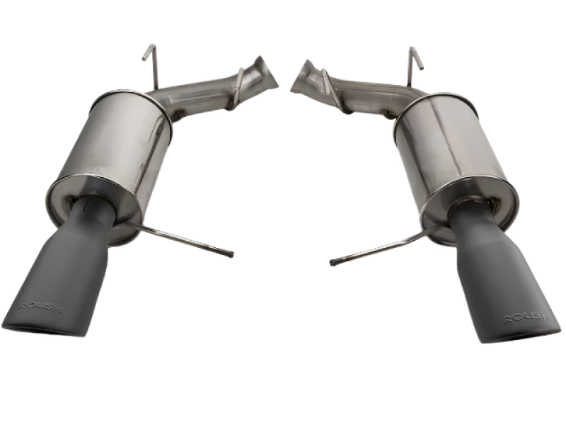 Roush 11-14 Mustang GT Black Tip Axle Back Exhaust
