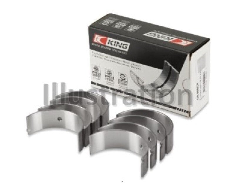 King Engine Bearings Ford 2.3L Duratec / Mazda L3-VDT MZR Turbo (Size + 0.5) Con Rod Bearing Set