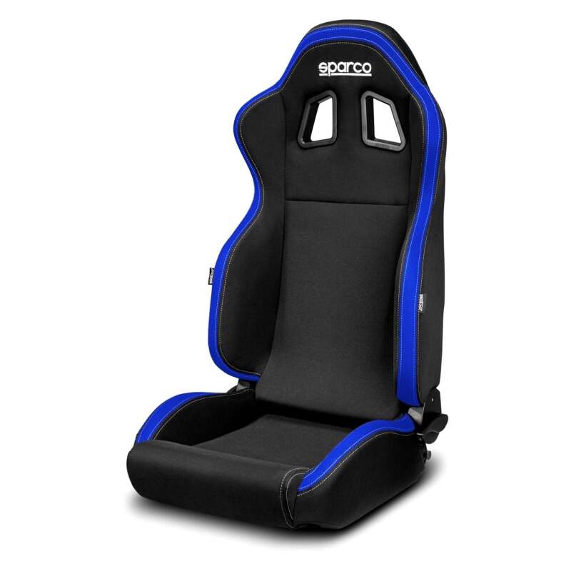 Sparco 009014NRAZ -R100 Series Track/Street Seat Black/Blue -Racing Design