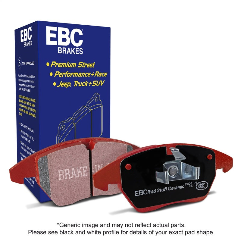 EBC DP33090C Redstuff Ceramic Rear Brake Pads for 18-25 Honda Accord/TLX/Integra
