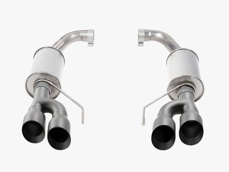 Roush 422097-BLK Axle-Back Exhaust Black Quad Tips for 18-26 Ford Mustang GT 5.0