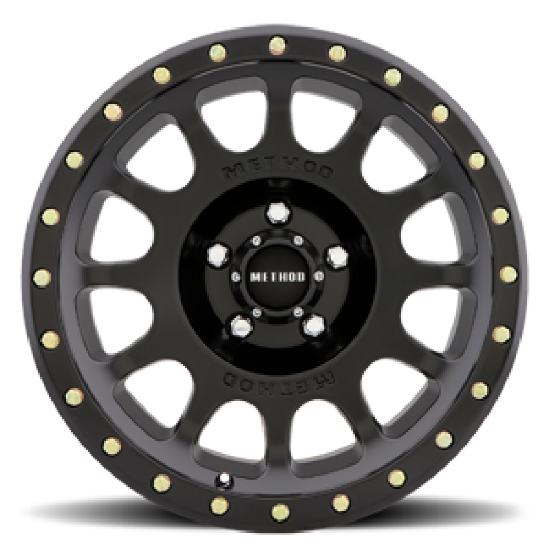Method MR305 NV 18x9 0mm Offset 5x150 116.5mm CB Matte Black Street Loc Wheel