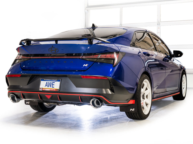AWE 22-26 Hyundai Elantra N SwitchPath Cat-Back Exhaust - Chrome Silver Tips
