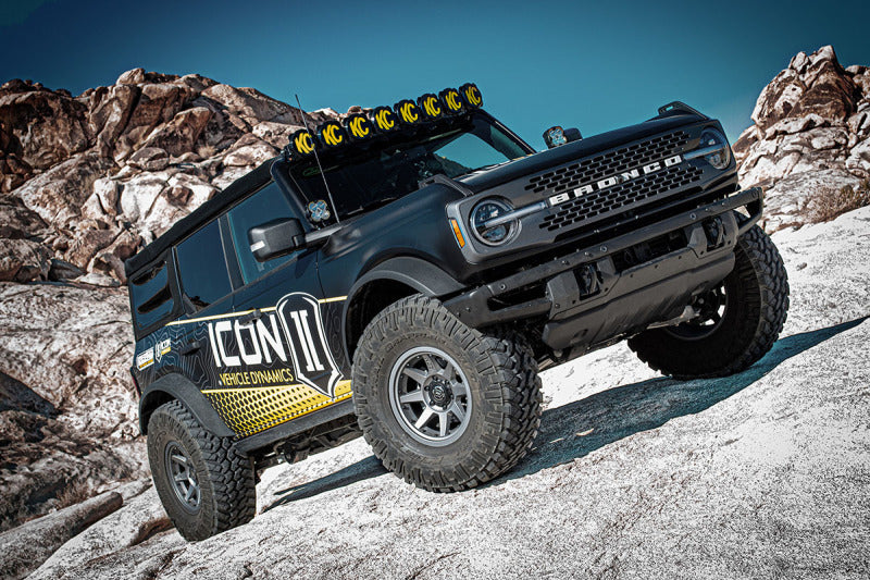 ICON 21-23 Bronco Sasquatch 2-3in List Stage 3 Suspension System - Billet (Heavy Rate)