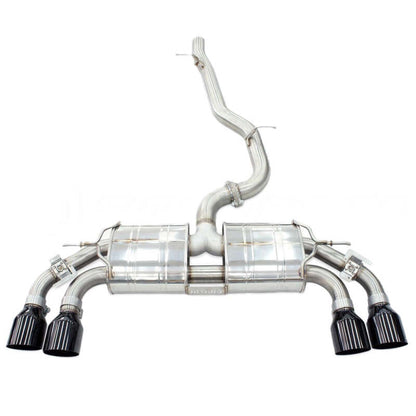 Invidia HS22GFR8GV4SB R400 Black Tip Cat-Back for 22-25 VW Golf R MK8
