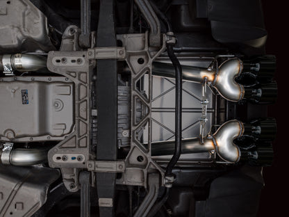 AWE Tuning 05-07 C6 Chevrolet Corvette 6.0L Track Edition Axleback Exhaust w/ Diamond Black Tips