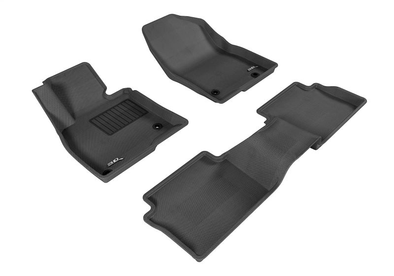 3D MAXpider L1MZ04301509 Kagu Black Floor Liners for 2014-2018 Mazda 3
