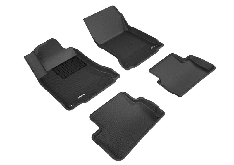 3D MAXpider L1MB04801509 Kagu Black Floor Liners for 2014-2020 Mercedes CLA/GLA