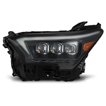 AlphaRex 2023+ Toyota Tacoma NOVA-Series LED Proj Headlights Black w/Actv Light &amp; Seq. Sig + DRL