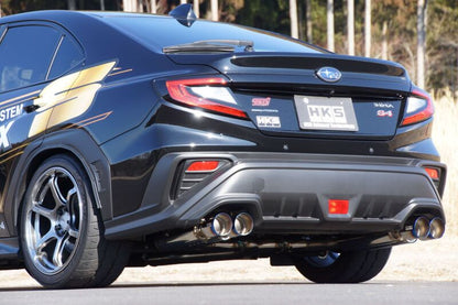 HKS 31021-AF026 Legamax Sport Quad Titanium Exhaust for 22-25 Subaru WRX