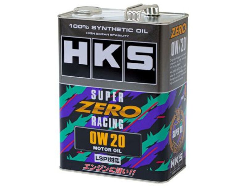 HKS 52001-AK154 Super Zero Racing 0W-20 4L High-Performance Motor Oil
