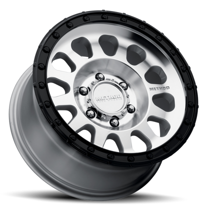 Method MR315 18x9 +18mm Offset 8x170 130.81mm CB Machined Wheel - Gloss Black Lip